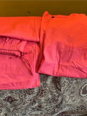 Just Love Coral Pink Medical Top